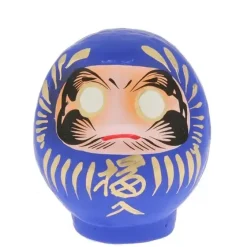 MIYA Company Daruma Blue Achievement 3-3/4" New