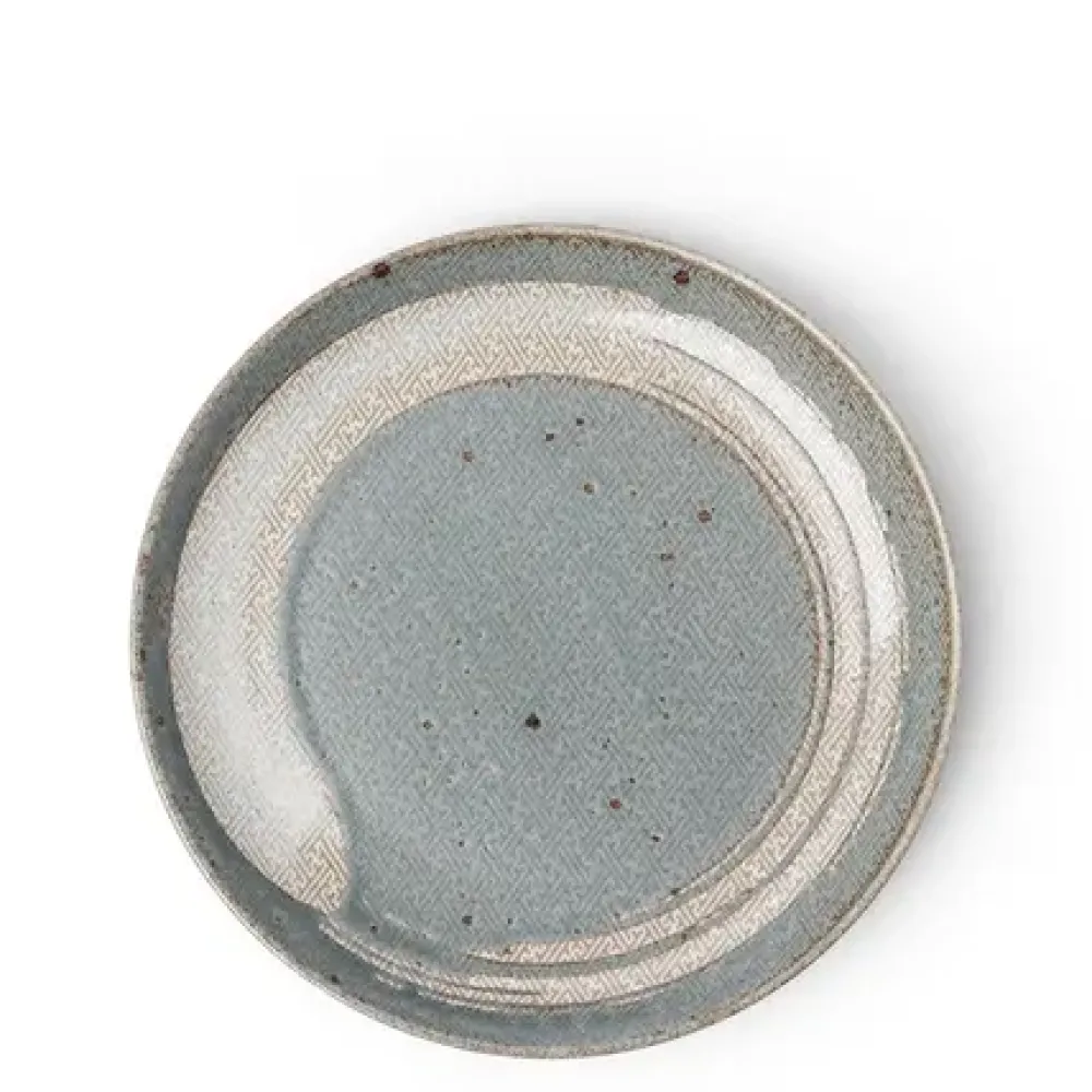 MIYA Company Enso Green Plate 7-1/4" Hot