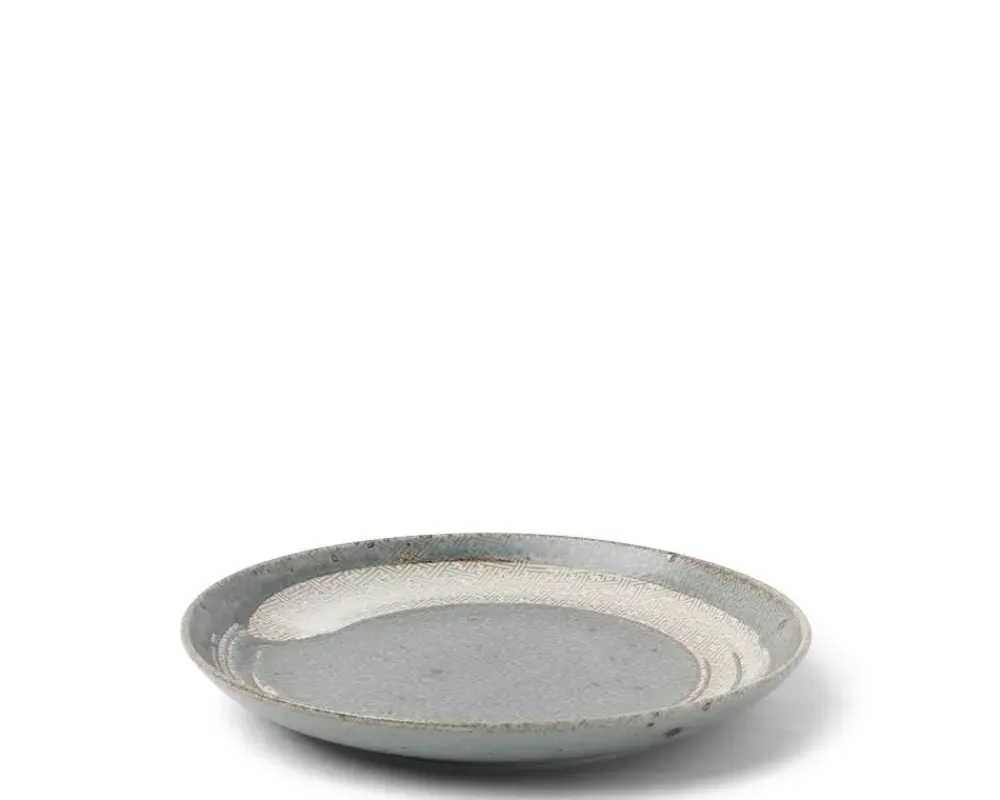 MIYA Company Enso Green Plate 7-1/4" Hot