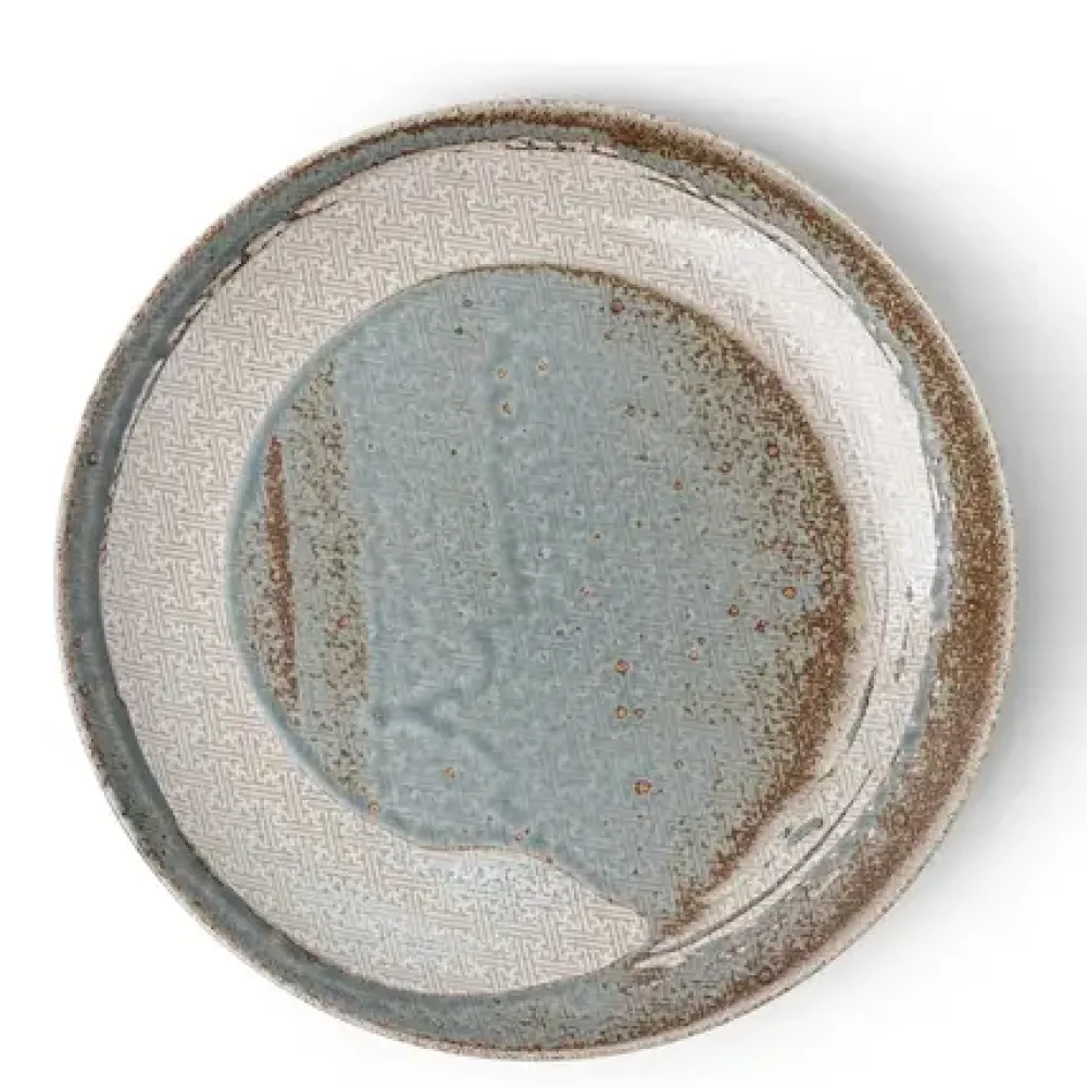 MIYA Company Enso Green Plate 8-1/2" New