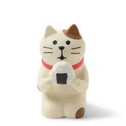 MIYA Company Figurine Cat With Omusubi Discount