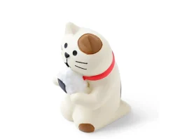 MIYA Company Figurine Cat With Omusubi Discount
