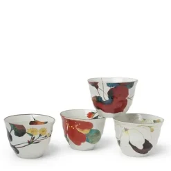 MIYA Company Floral Fall 7 Oz. Teacup Set Clearance