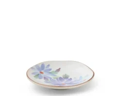 MIYA Company Floral Mini Plate Blue New