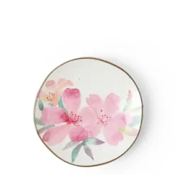 MIYA Company Floral Mini Plate Pink