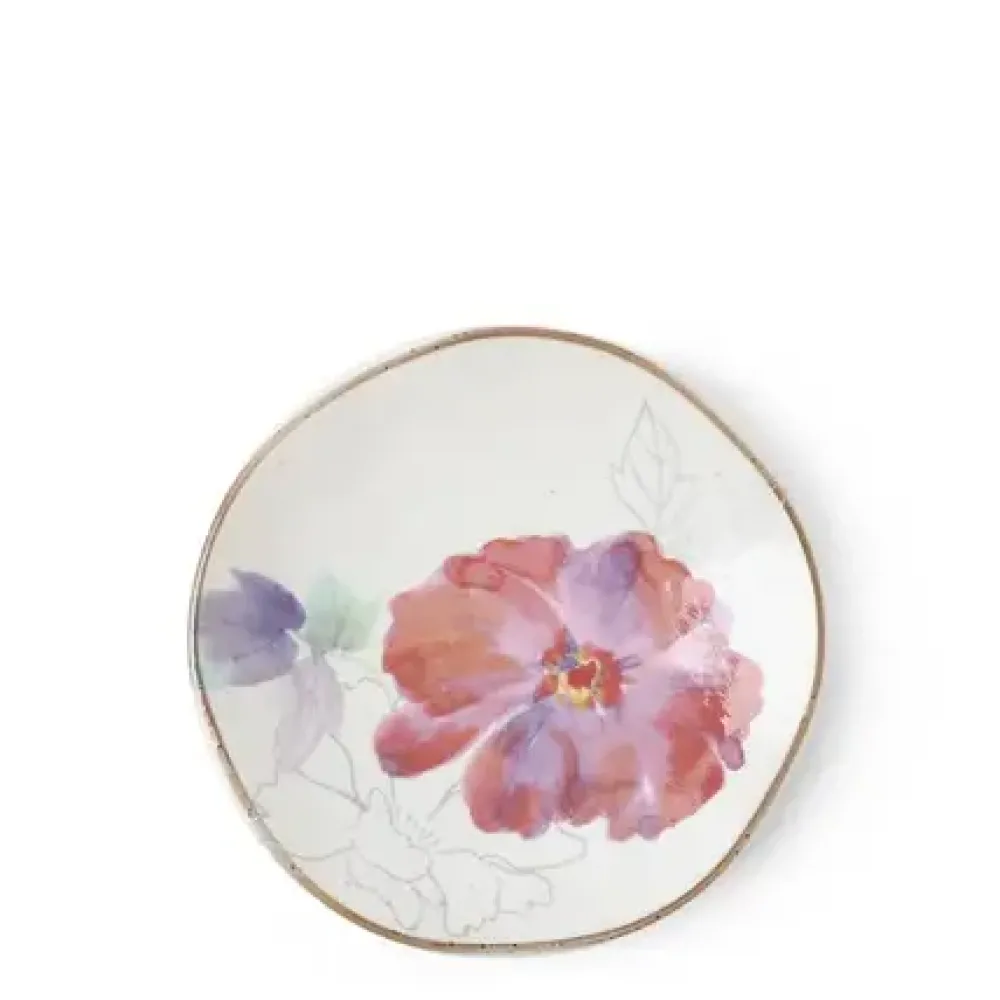 MIYA Company Floral Mini Plate Purple Sale