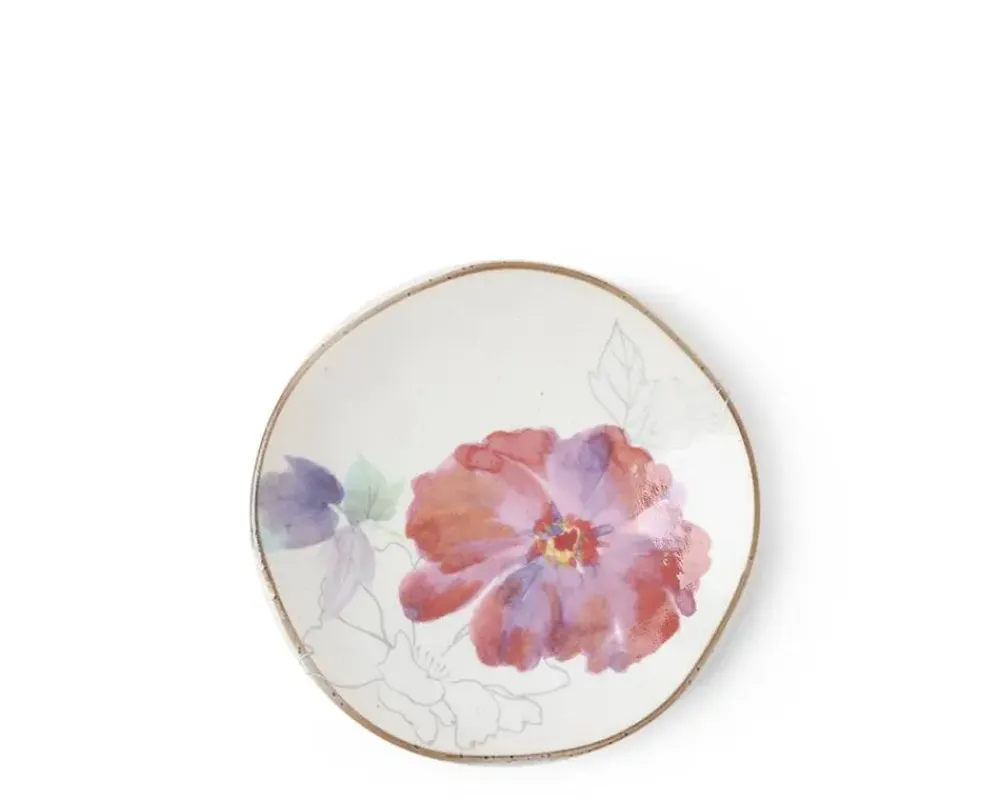 MIYA Company Floral Mini Plate Purple Sale