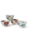 MIYA Company Floral Summer Rice Bowl Set Best