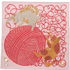 MIYA Company Furoshiki Cats & Yarn 19" Sale