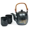 MIYA Company Gold Bamboo Kintake Tea Set Hot