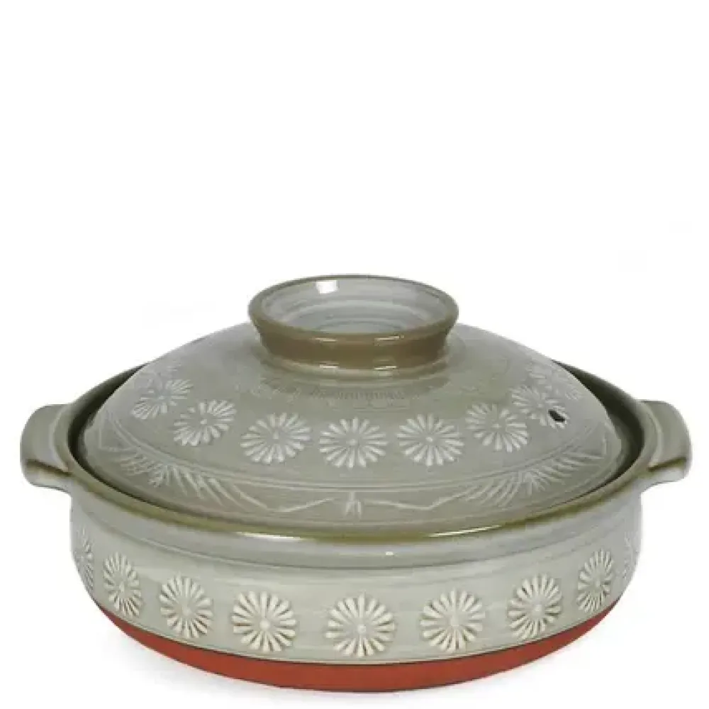 MIYA Company Hana-Mishima Donabe Casserole, 74 Oz. Discount