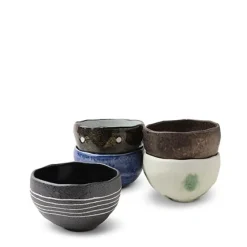 MIYA Company Hinata Teacup/Bowl Set Of 5 New