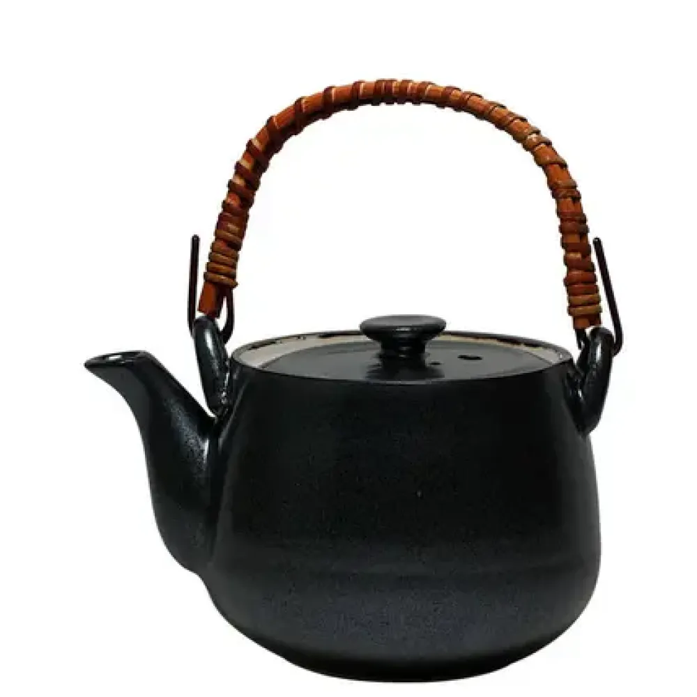 MIYA Company Iron Glaze 22 Oz. Teapot Outlet