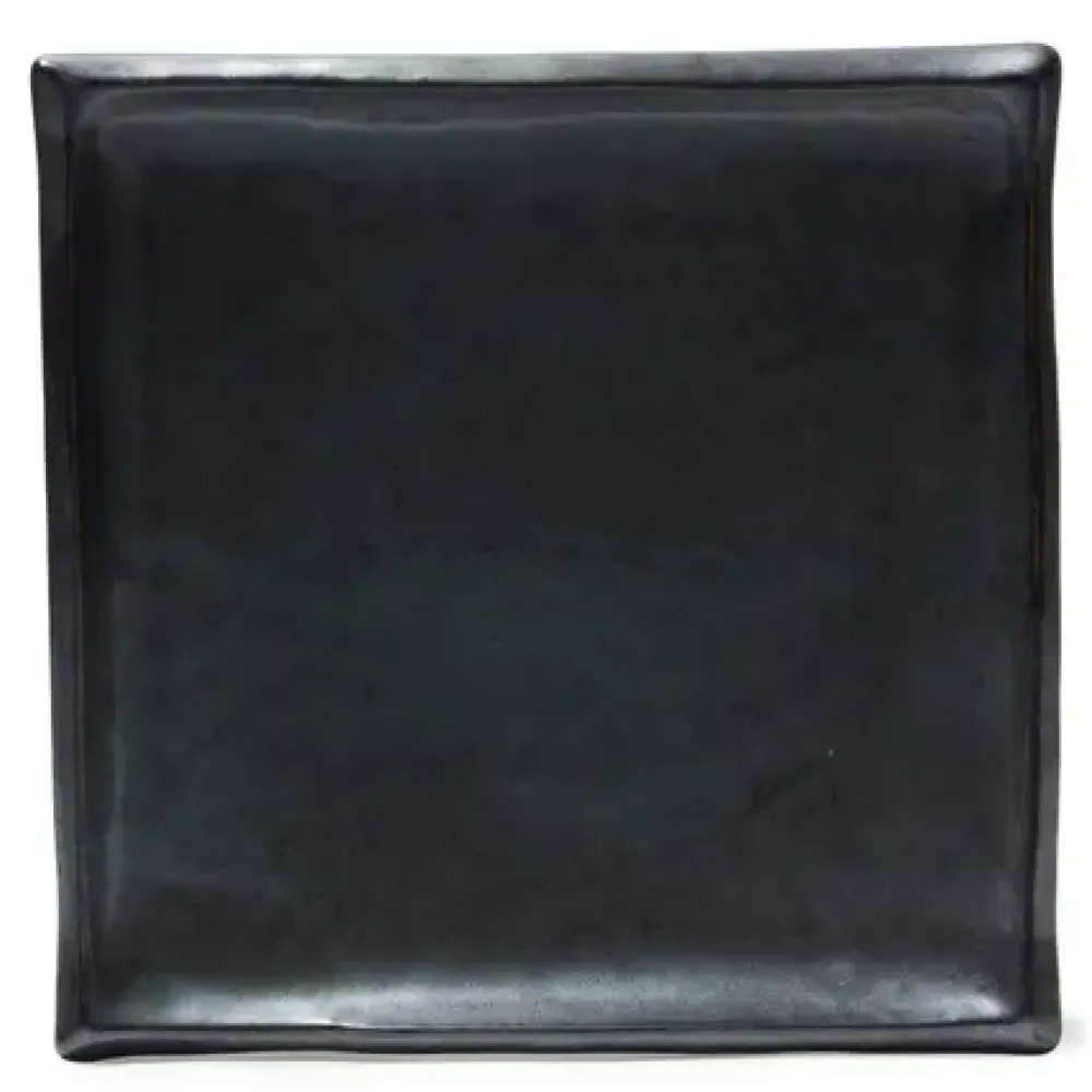 MIYA Company Iron Glaze 9" Sq. Plate New