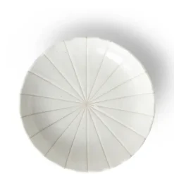 MIYA Company Kasa Lines White 6.5" Plate Sale