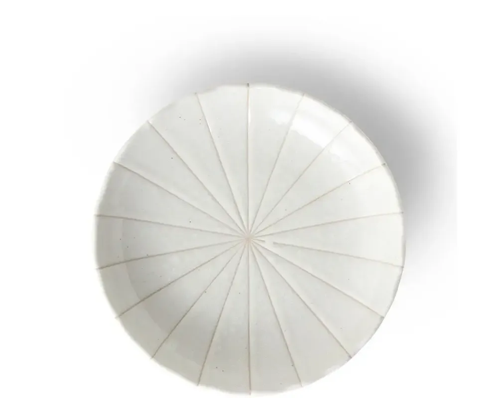MIYA Company Kasa Lines White 6.5" Plate Sale