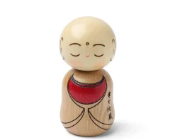 MIYA Company Kokeshi Ojizo Brown Best