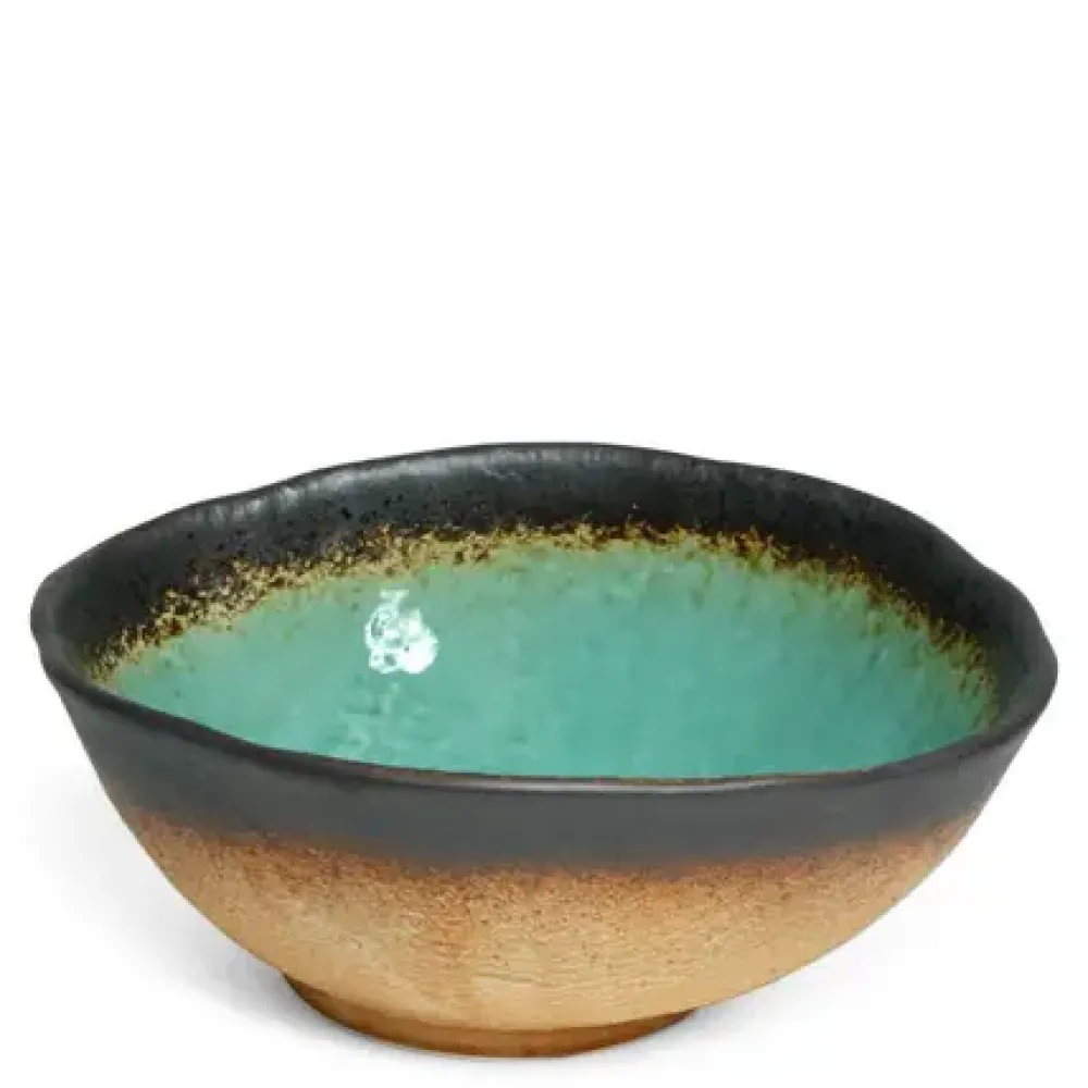 MIYA Company Kosui Green 9.5" Oval Serving Bowl Online
