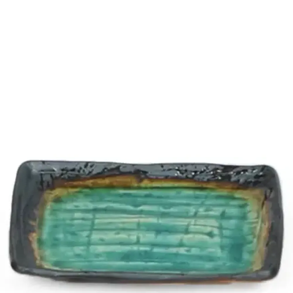 MIYA Company Kosui Green 5.75" X 4.25" Plate Outlet