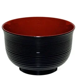 MIYA Company Lacquered Soup Bowl Clearance
