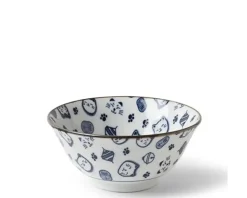 MIYA Company Maneki Neko Blue 5.75" Bowl Sale