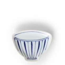 MIYA Company Mini Plate 3.75" Blue & White Teacup Stripe Online