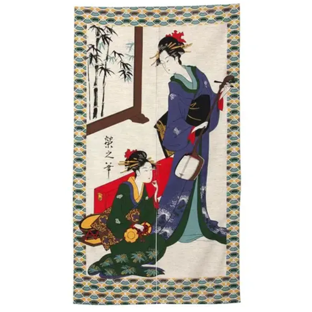 MIYA Company Noble Ladies Music Lesson Noren Clearance