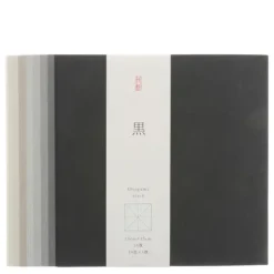MIYA Company Origami Paper Washi 10-Shades Of Black Best