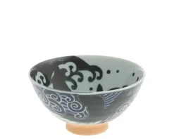MIYA Company Rice Bowl Blue Whale Waves 5