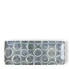 MIYA Company Rustic White Circles Rectangle Plate Clearance
