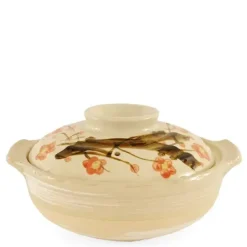 MIYA Company Sakura Donabe Casserole, 64 Oz. Clearance