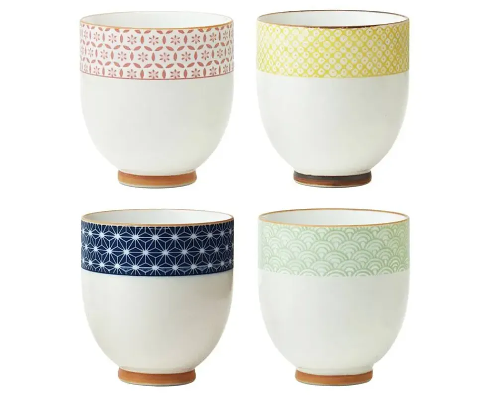 MIYA Company Sashiko Teacup Set 6 Oz.