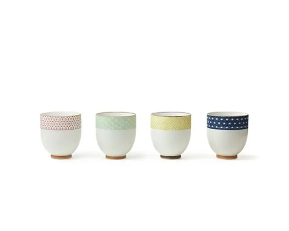 MIYA Company Sashiko Teacup Set 6 Oz.