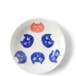 MIYA Company Sauce Dish Cat Furry Faces Outlet