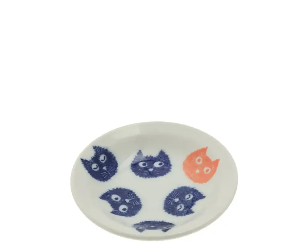 MIYA Company Sauce Dish Cat Furry Faces Outlet