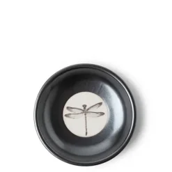 MIYA Company Sauce Dish Graphite Gray/Black Dragonfly