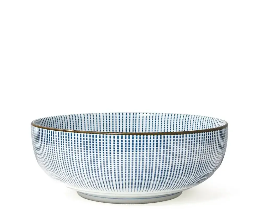 MIYA Company Sendan Tokusa 8.5" Shallow Bowl Outlet