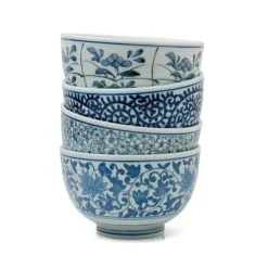 MIYA Company Sometsuke 5" Bowl Set New