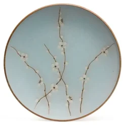 MIYA Company Spring Blossoms 11.25" Round Plate Best