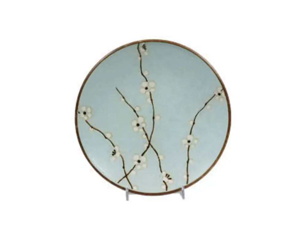 MIYA Company Spring Blossoms 9" Round Plate Hot