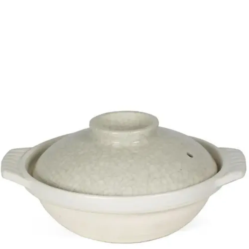 MIYA Company Sumi Kannyu White Donabe Casserole, 34 Oz. Online