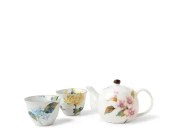 MIYA Company Summer Floral Tea Set New