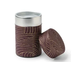 MIYA Company Tea Canister Purple/Gold Swirl Sale