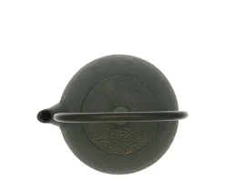 MIYA Company Teapot Cast Iron Bronze Waves Outlet