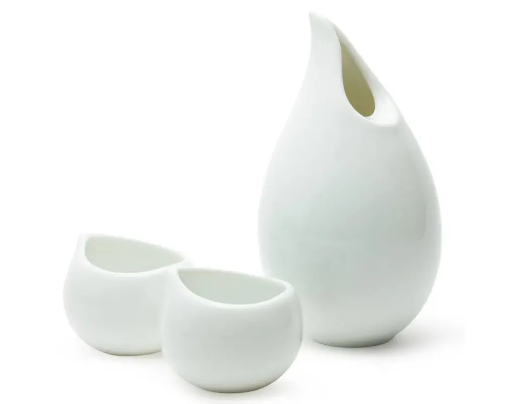 MIYA Company Tear Drop White Sake Set Best