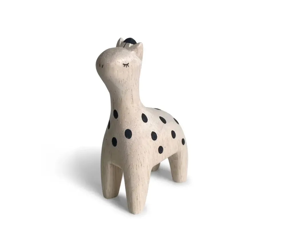 MIYA Company T-Lab Wooden Animal - Giraffe Hot