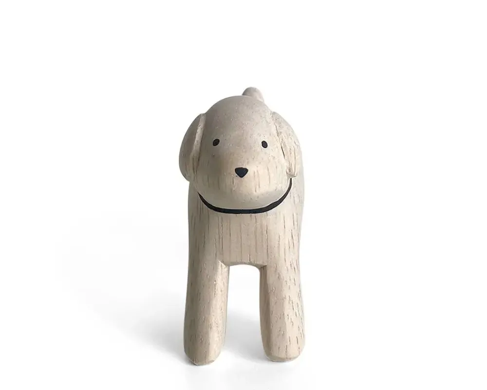 MIYA Company T-Lab Wooden Animal - Poodle Clearance