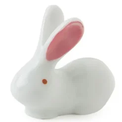 MIYA Company White Rabbit Chopstick Rest - Pink Ears Hot