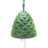 MIYA Company Wind Chime Pine Cone Green 1-5/8"
