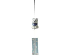 MIYA Company Wind Chime Shiba Blue/White Best